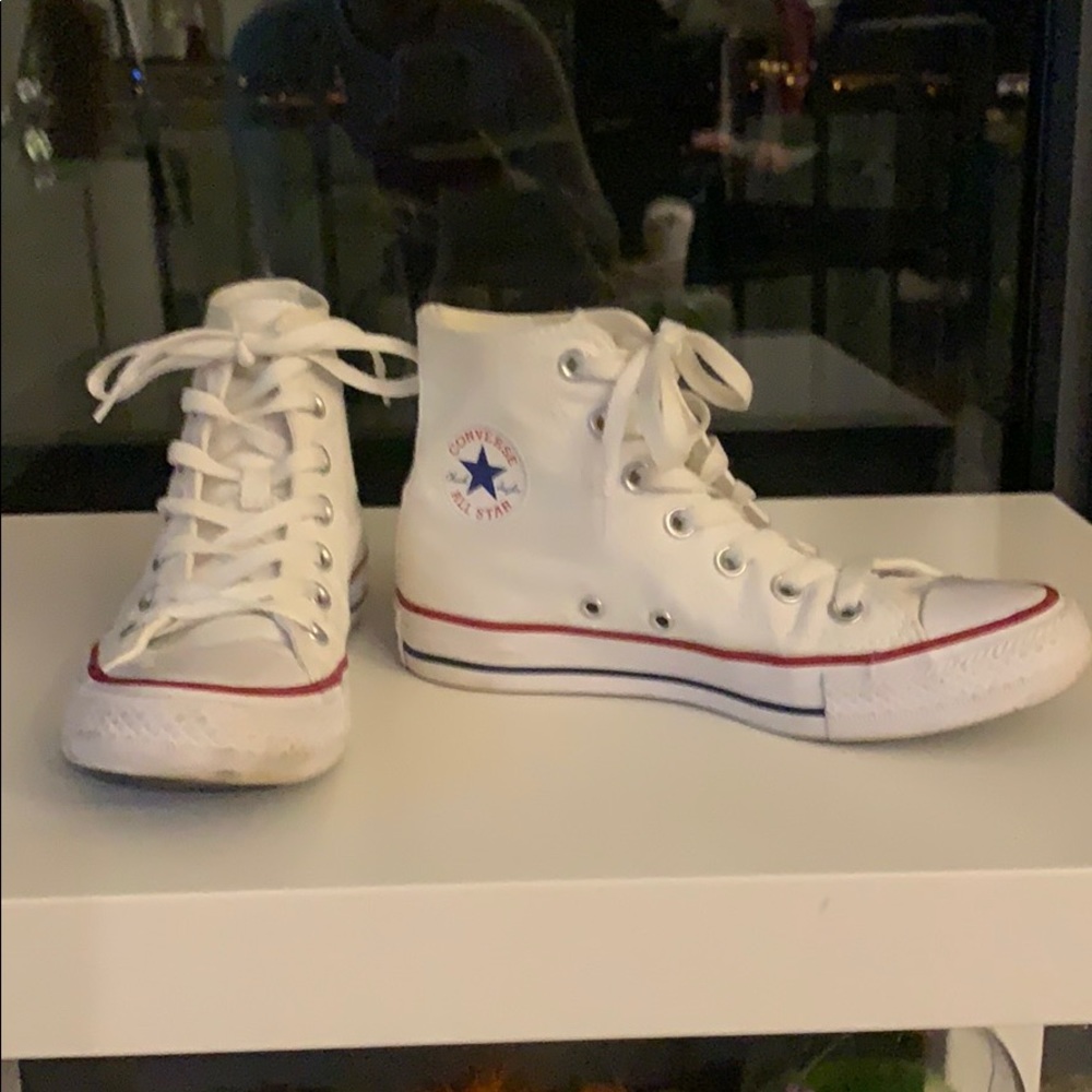 White high top converse